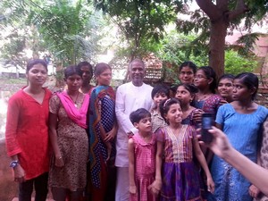 Ilayaraja Helps Flood Victims in Chennai Photos